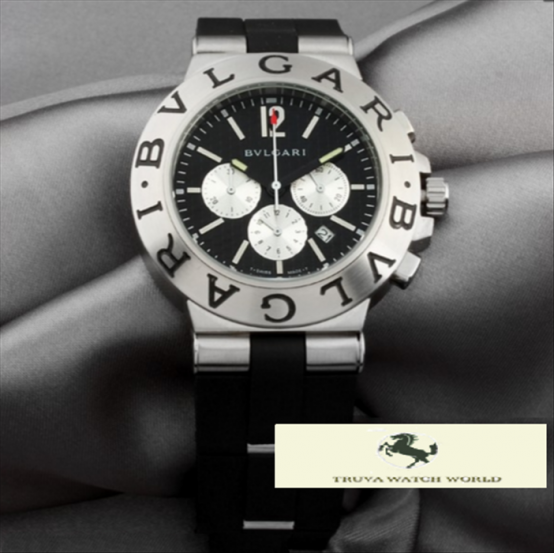 HK190 BVLGARİ DİAGONA CHRONOGRAPH GÜMÜŞ KASA